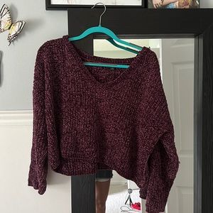 Purple wild fable sweater
